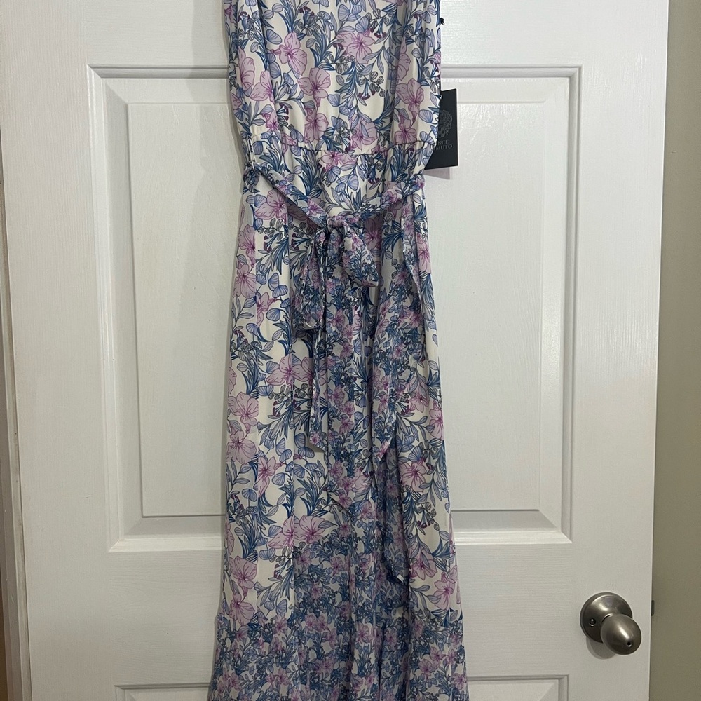 Vince Camuto Purple and Blue Floral  Dress